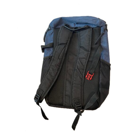 Matein Blue Black Padded Computer Skater Backpack - Picture 2 of 4